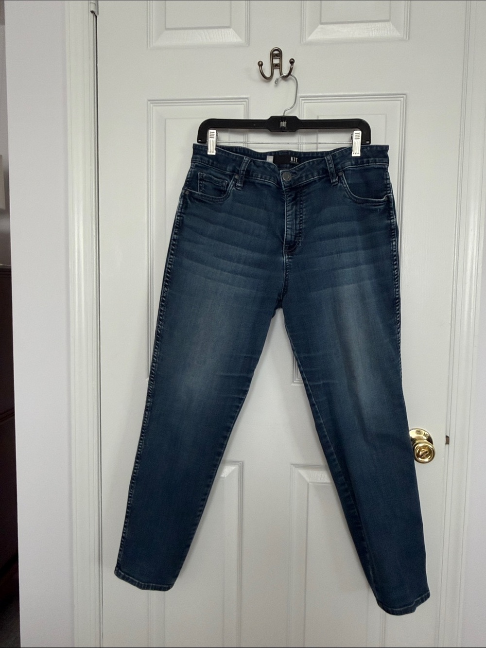 Kut from the Kloth Diana Fab AB Skinny Jeans - Medium Blue